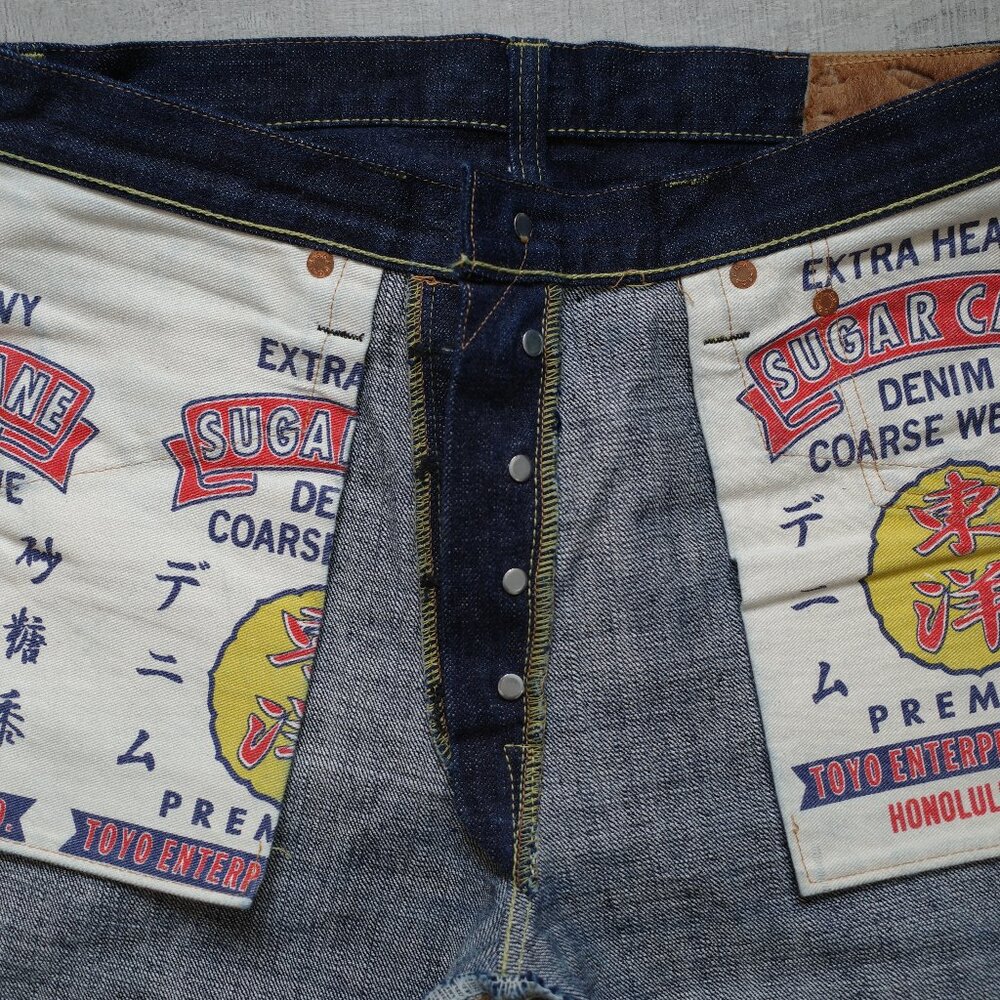 Sugar Cane Hawaii SC40401 Jeans – 50/50 Cotton/Sugarcane – Made in Japan Descrip